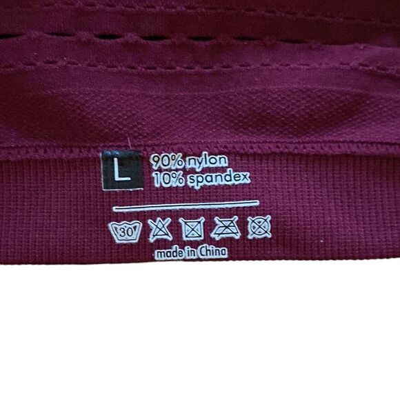 Peach Perfect Long Sleeve Crop Top Size Large - Picture 5 of 5